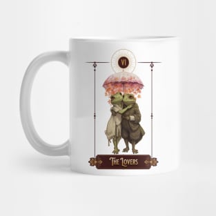 "The Lovers" Frog Tarot Card Mug